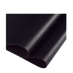 Mattress sheet in imitation leather with elasticated edges