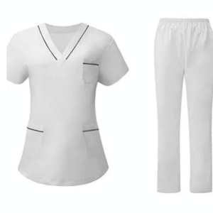 White blouse + pants (nursing set)