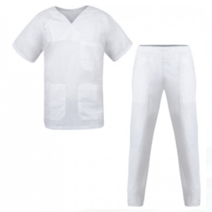 White blouse + pants (laboratory)